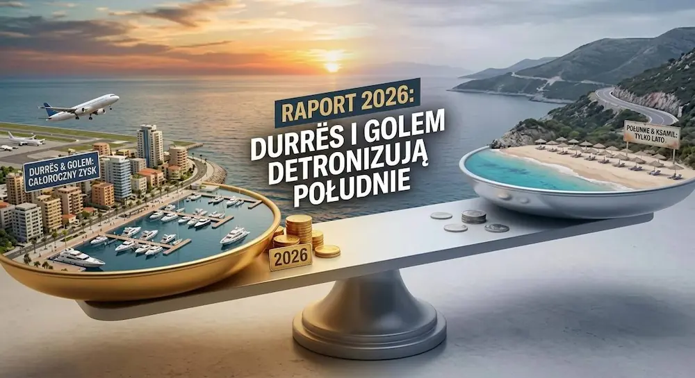 Raport 2026: Durrës i Golem Detronizują Południe