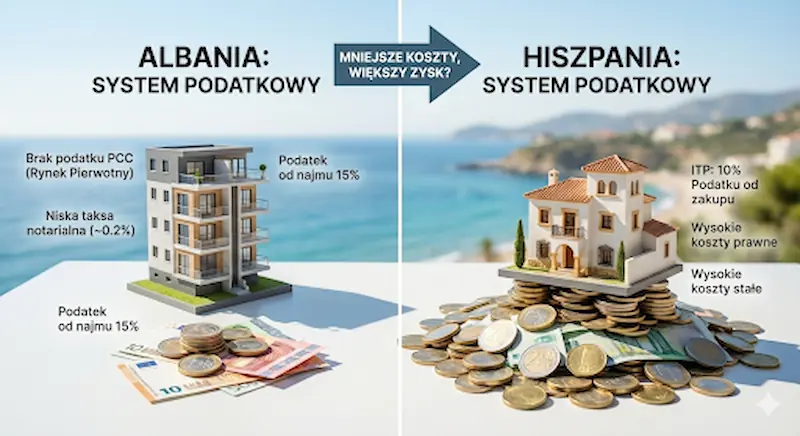 Przyjazny system podatkowy dla inwestorów w Albanii